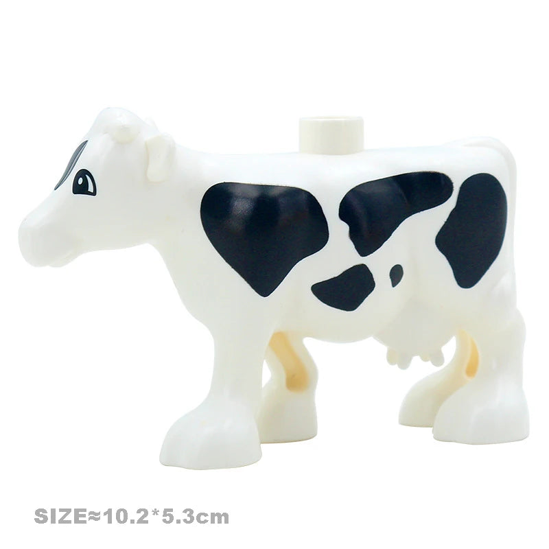 Farm Animal Building Blocks Set – Cat, Dog, Pig & Rabbit