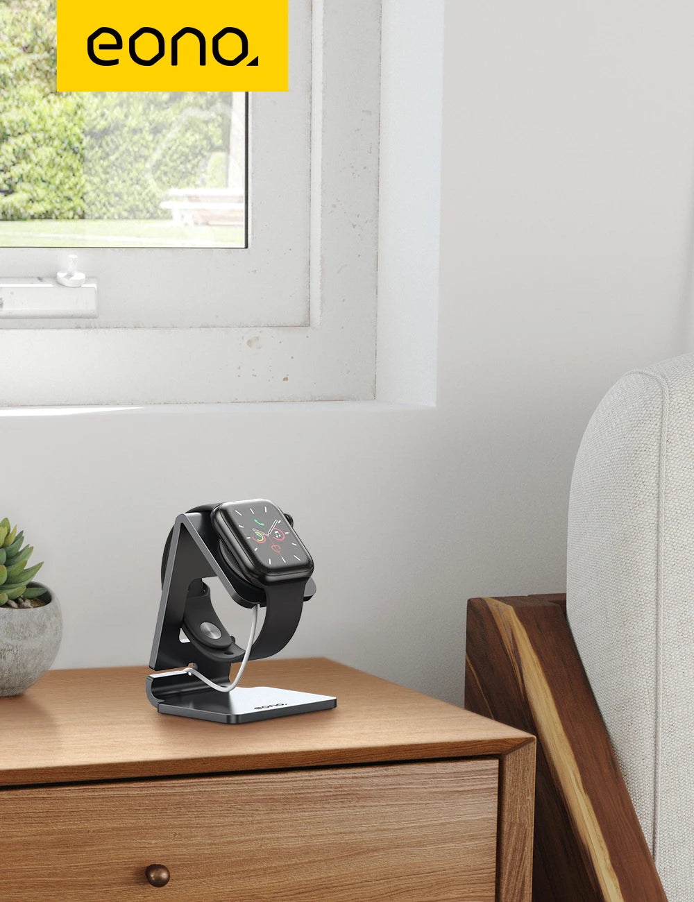 Apple Watch Charging Stand – Ergonomic Nightstand Dock