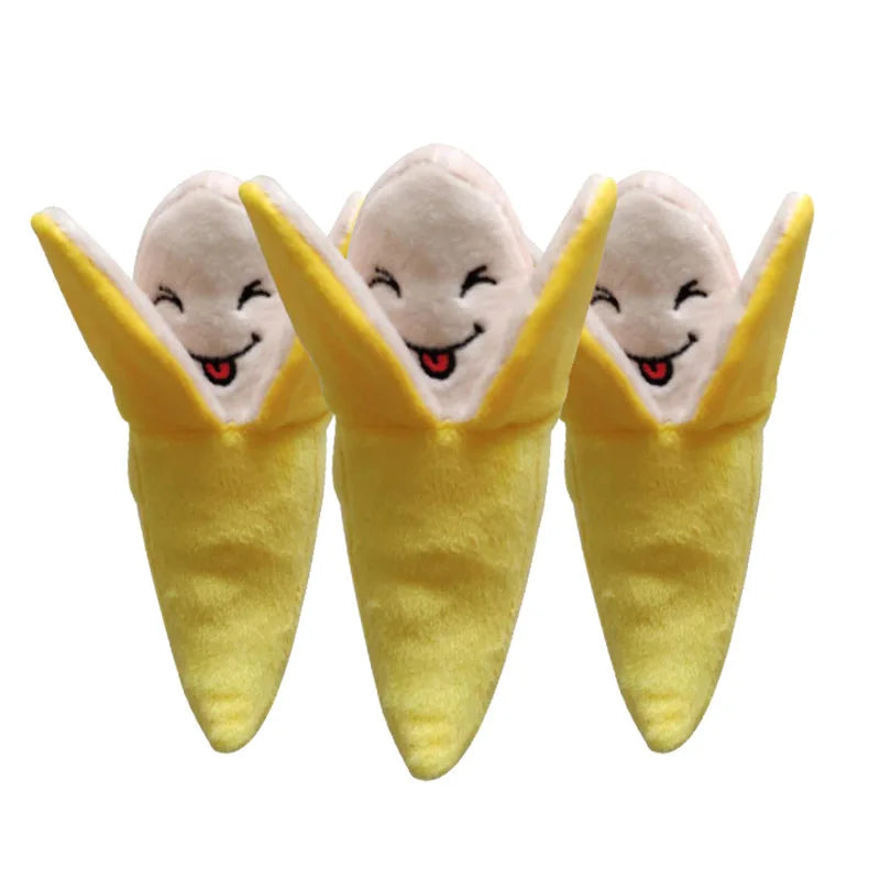 Squeaky Plush Dog Toy – French Bulldog Chew Drumstick