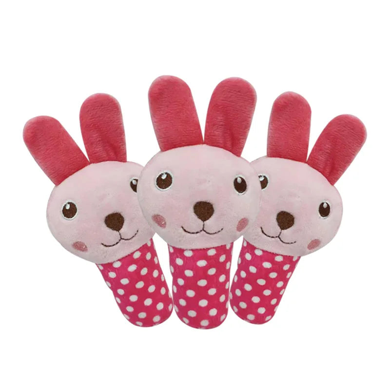 Squeaky Plush Dog Toy – French Bulldog Chew Drumstick