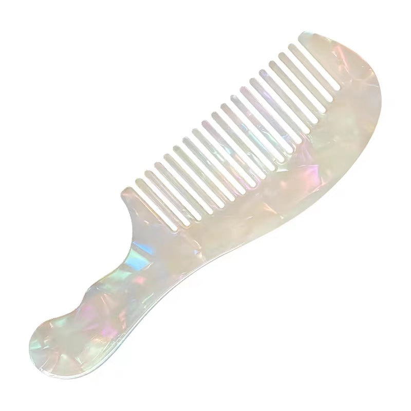 Vintage Acetate Wide-Tooth Hair Comb – Korean Style
