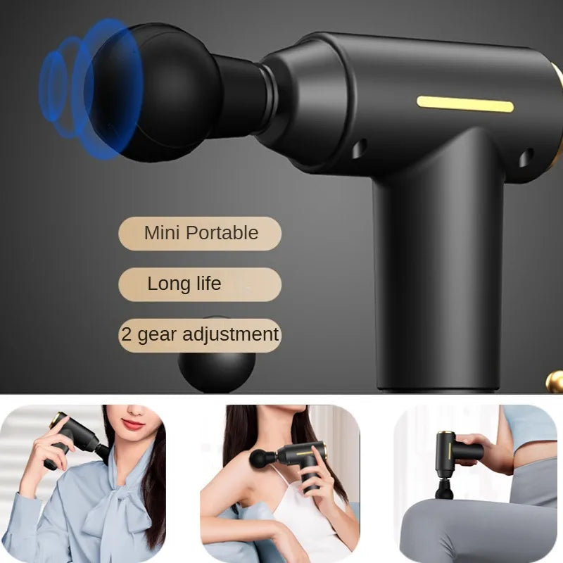 Electric Percussion Massage Gun – Deep Muscle Relaxer