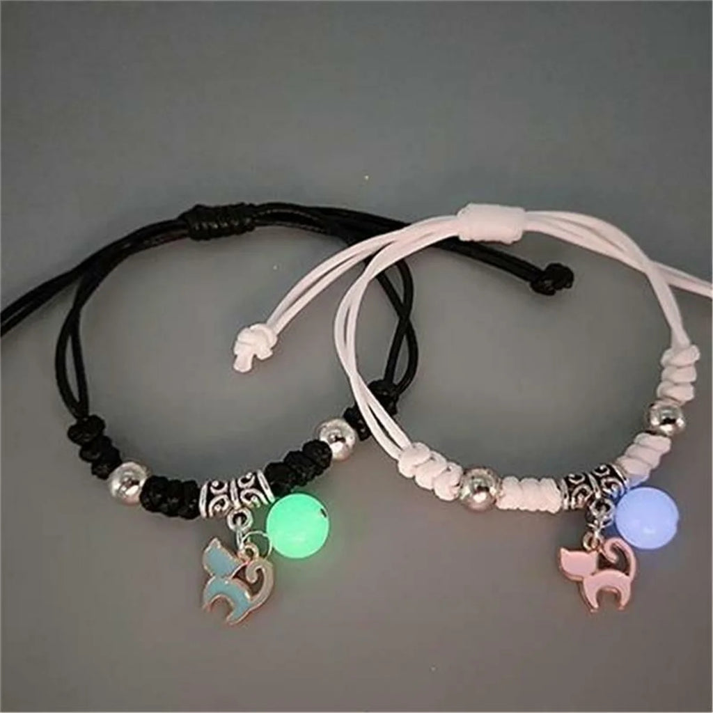 Luminous Star Couple Bracelet – Matching Friendship Jewelry