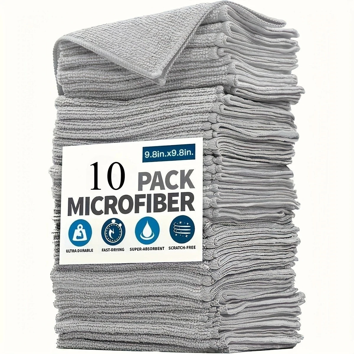 Microfiber Kitchen Towels – Ultra Absorbent (Set of 5–20)