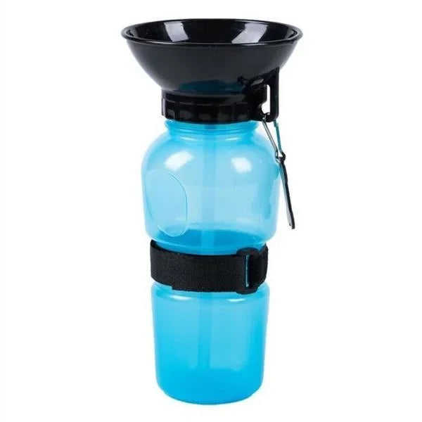 Portable Pet Water Bottle – 500ml Travel Feeder Bowl