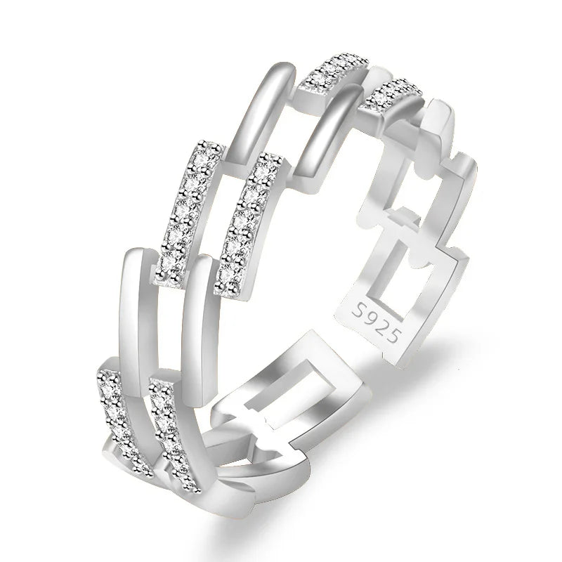 Sterling Silver Heart Ring – AAA Zircon, Women’s