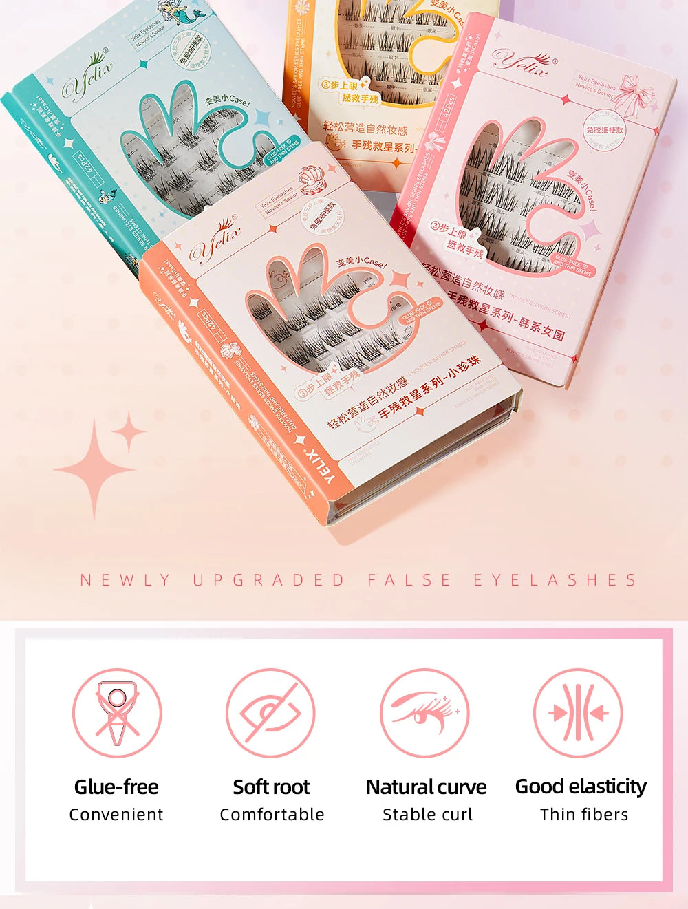 Glue-Free False Eyelash Clusters – Reusable DIY Lashes