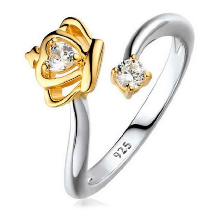 Sterling Silver Heart Ring – AAA Zircon, Women’s