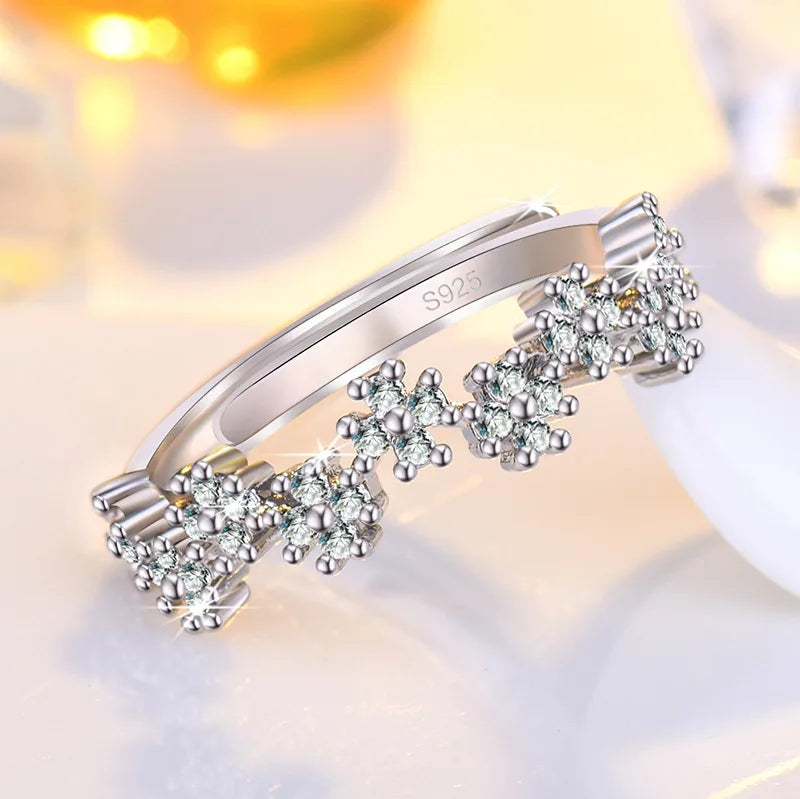 Sterling Silver Heart Ring – AAA Zircon, Women’s