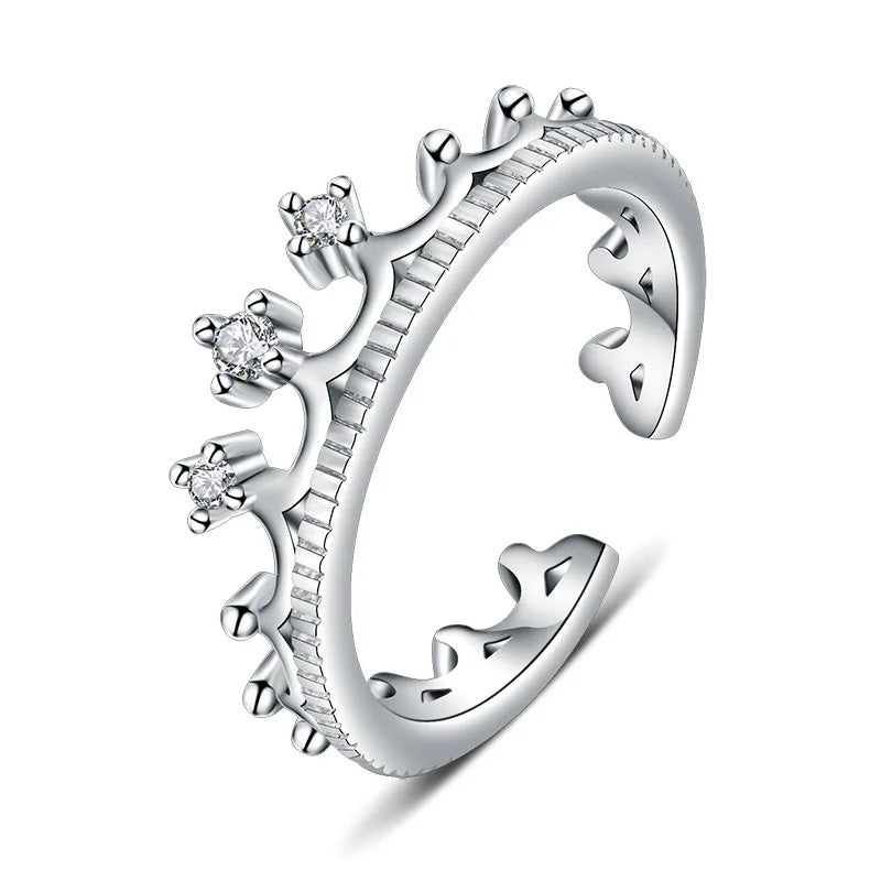 Sterling Silver Heart Ring – AAA Zircon, Women’s