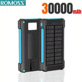 ROMOSS Solar Power Bank — 120W, 500000mAh, Fast Charging