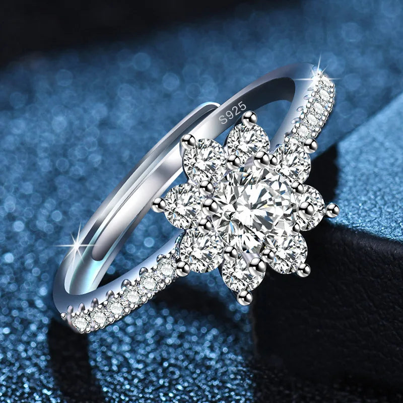 Sterling Silver Heart Ring – AAA Zircon, Women’s
