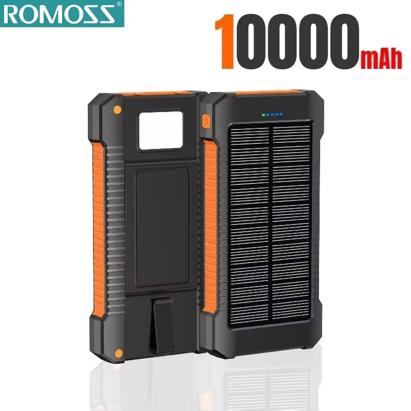 ROMOSS Solar Power Bank — 120W, 500000mAh, Fast Charging