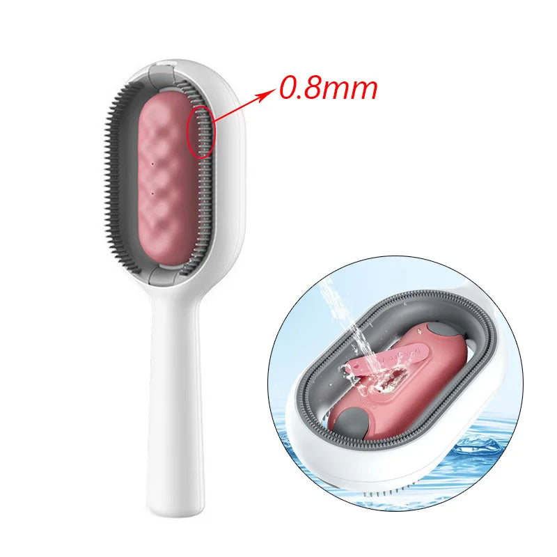 Pet Hair Removal Comb with Wipes – Grooming Brush