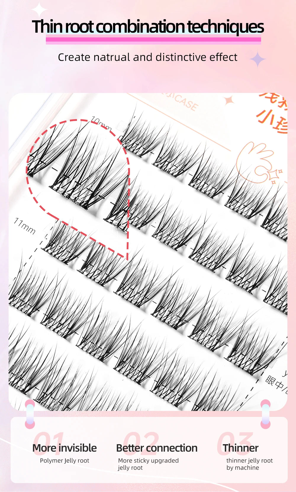 Glue-Free False Eyelash Clusters – Reusable DIY Lashes