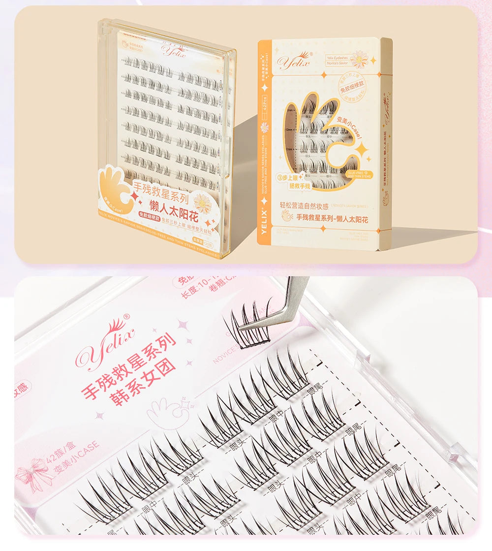 Glue-Free False Eyelash Clusters – Reusable DIY Lashes