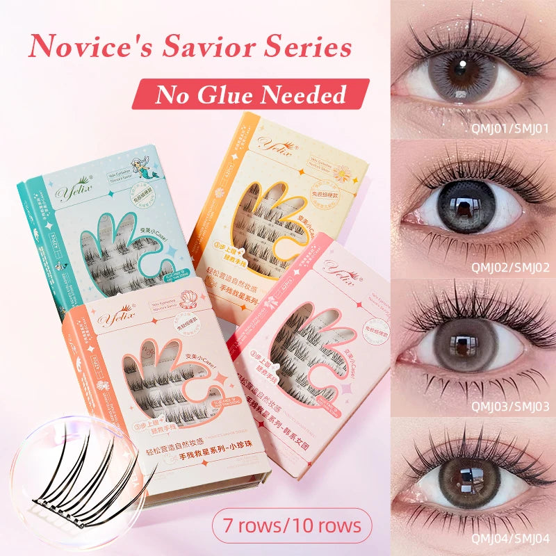 Glue-Free False Eyelash Clusters – Reusable DIY Lashes