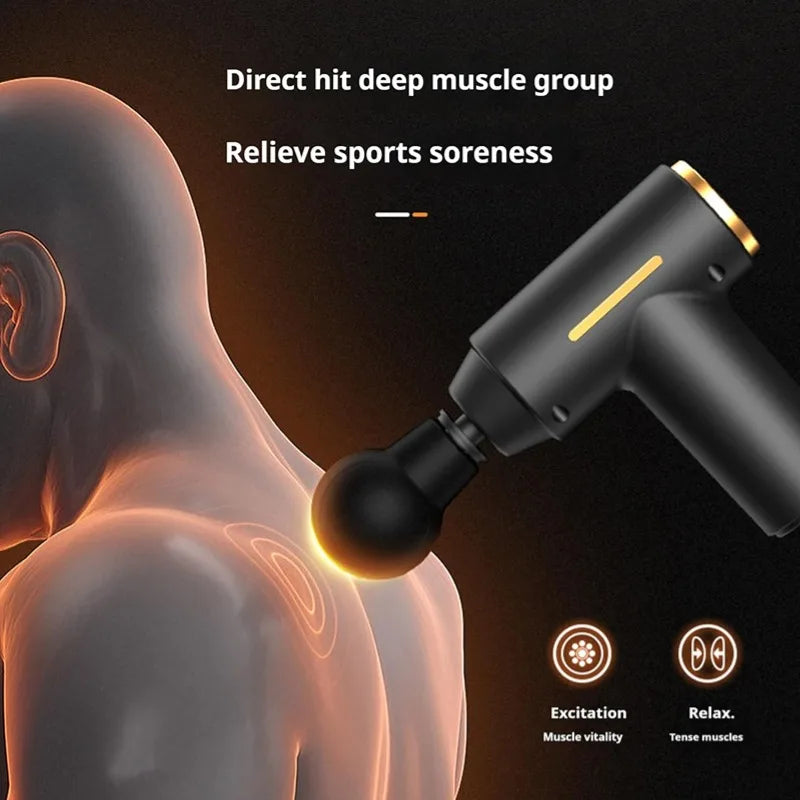 Electric Percussion Massage Gun – Deep Muscle Relaxer