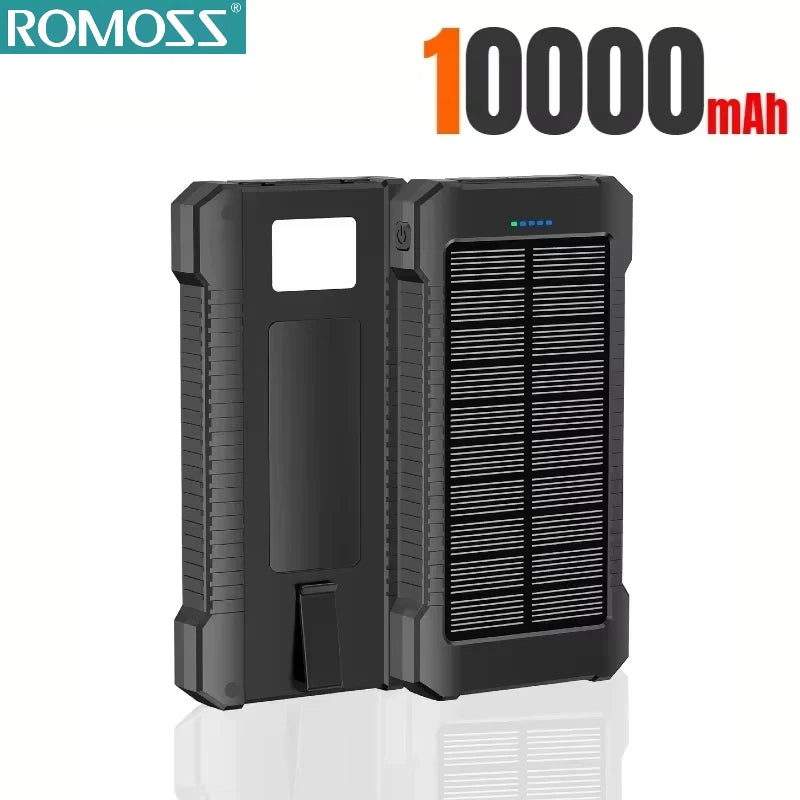 ROMOSS Solar Power Bank — 120W, 500000mAh, Fast Charging