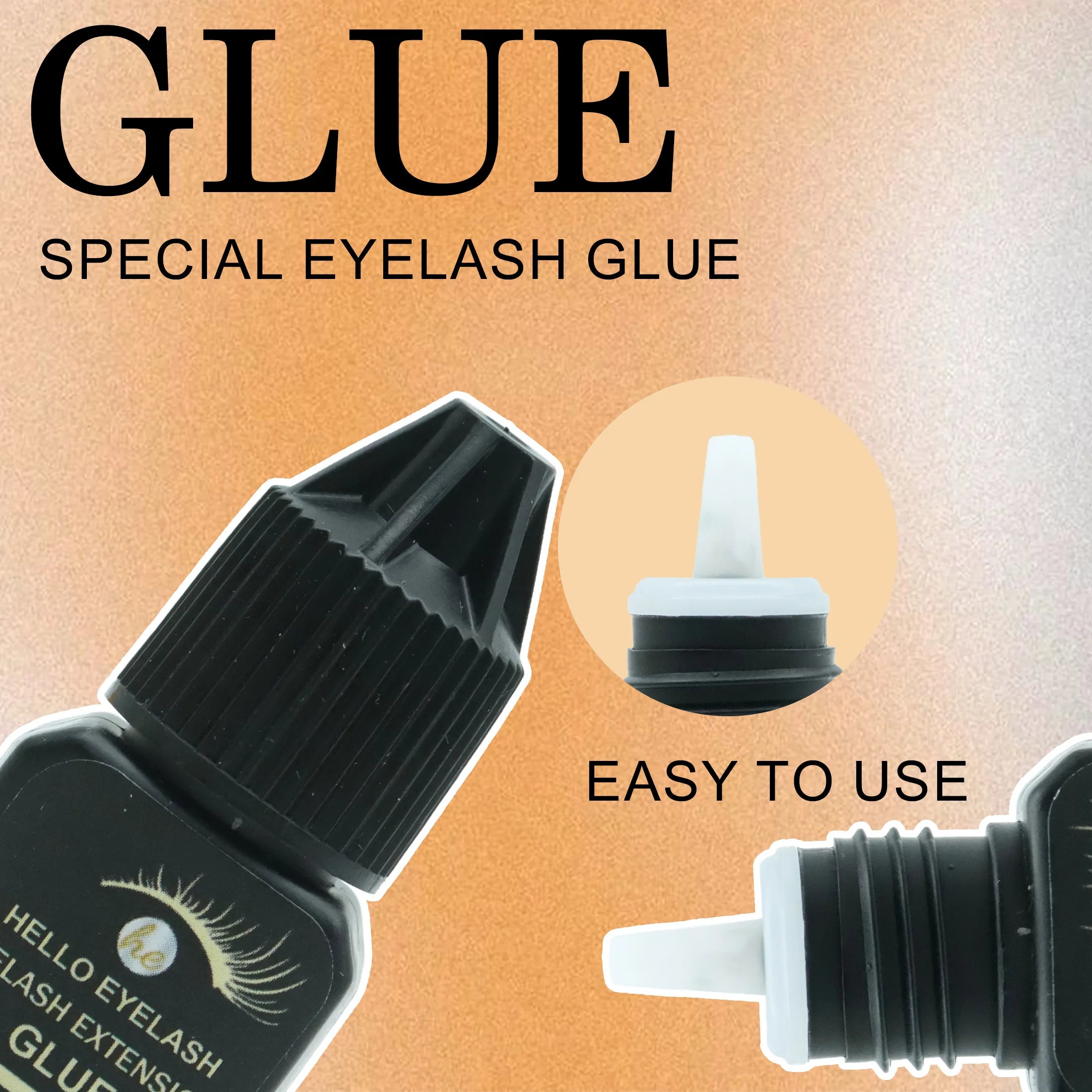 Fast-Drying Lash Extension Glue – 7–14 Day Hold, Low Odor