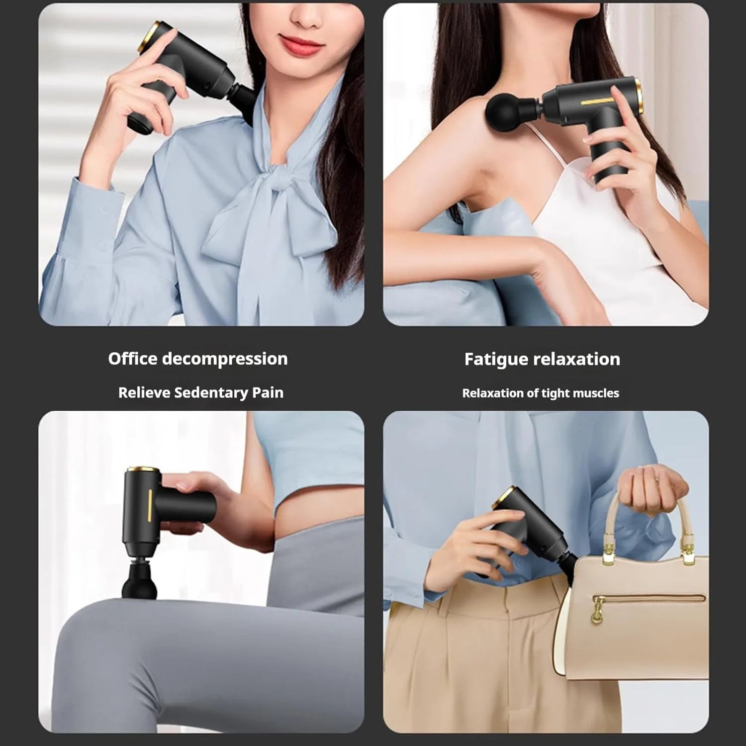 Electric Percussion Massage Gun – Deep Muscle Relaxer