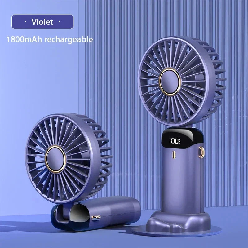 Trendify™ Ultra-Cool Portable Neck Fan with Digital Display