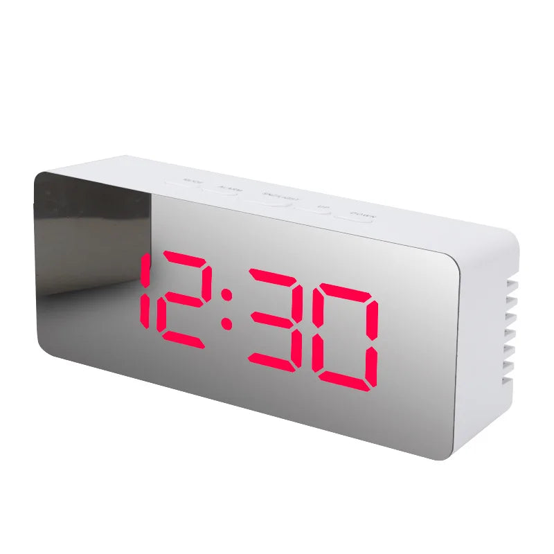 LED Digital Alarm Clock – Temperature Display for Bedroom