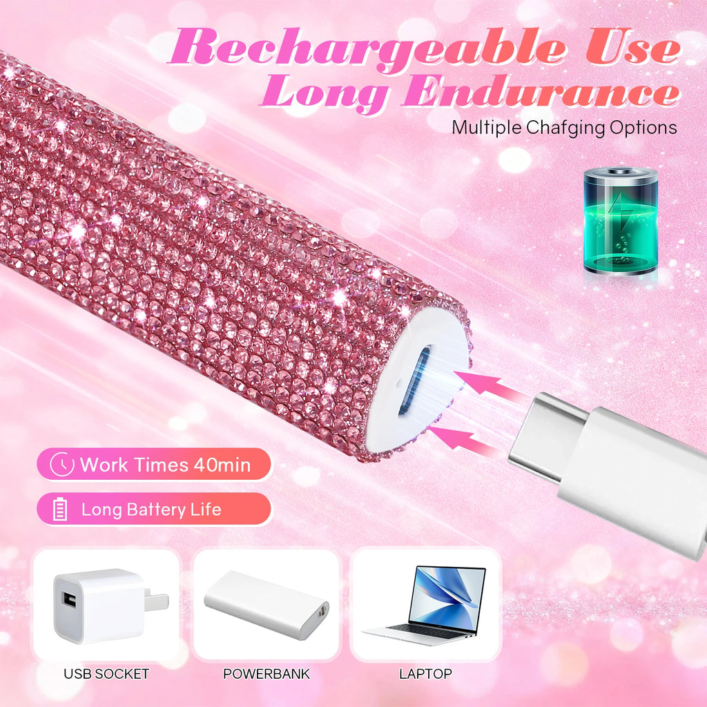 Mini UV/LED Nail Lamp – Portable Cordless Gel Nail Dryer with 2 Timer Modes