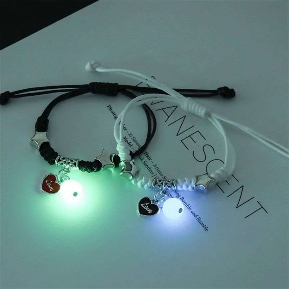 Luminous Star Couple Bracelet – Matching Friendship Jewelry