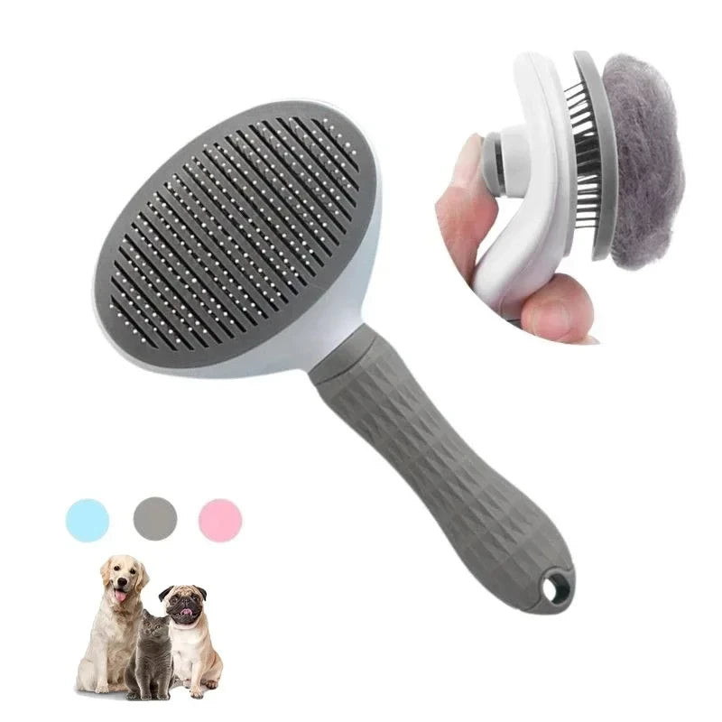 Stainless Steel Pet Grooming Comb – Long Hair Cat & Dog