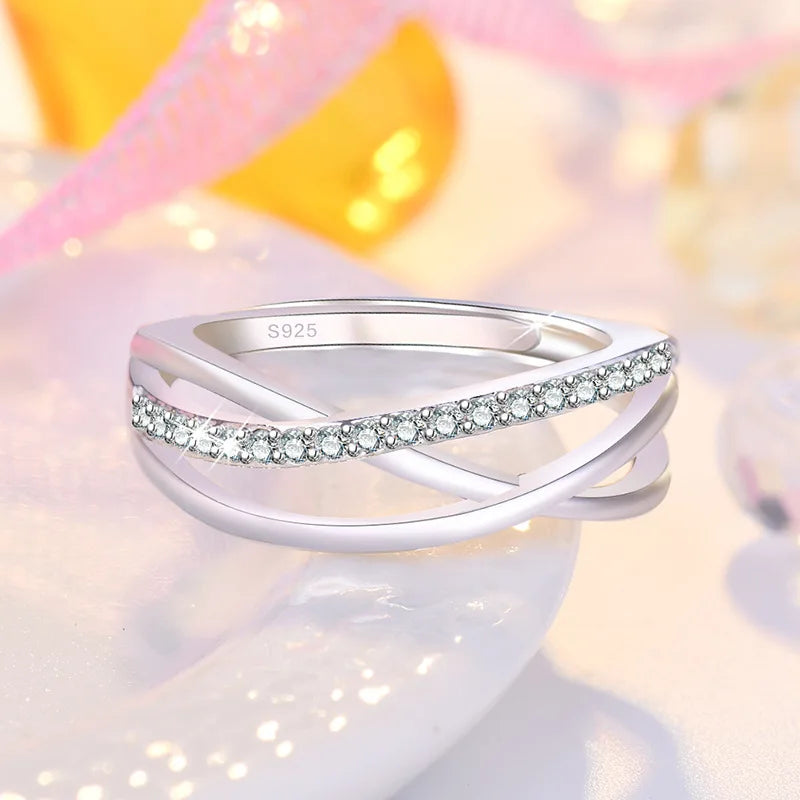 Sterling Silver Heart Ring – AAA Zircon, Women’s