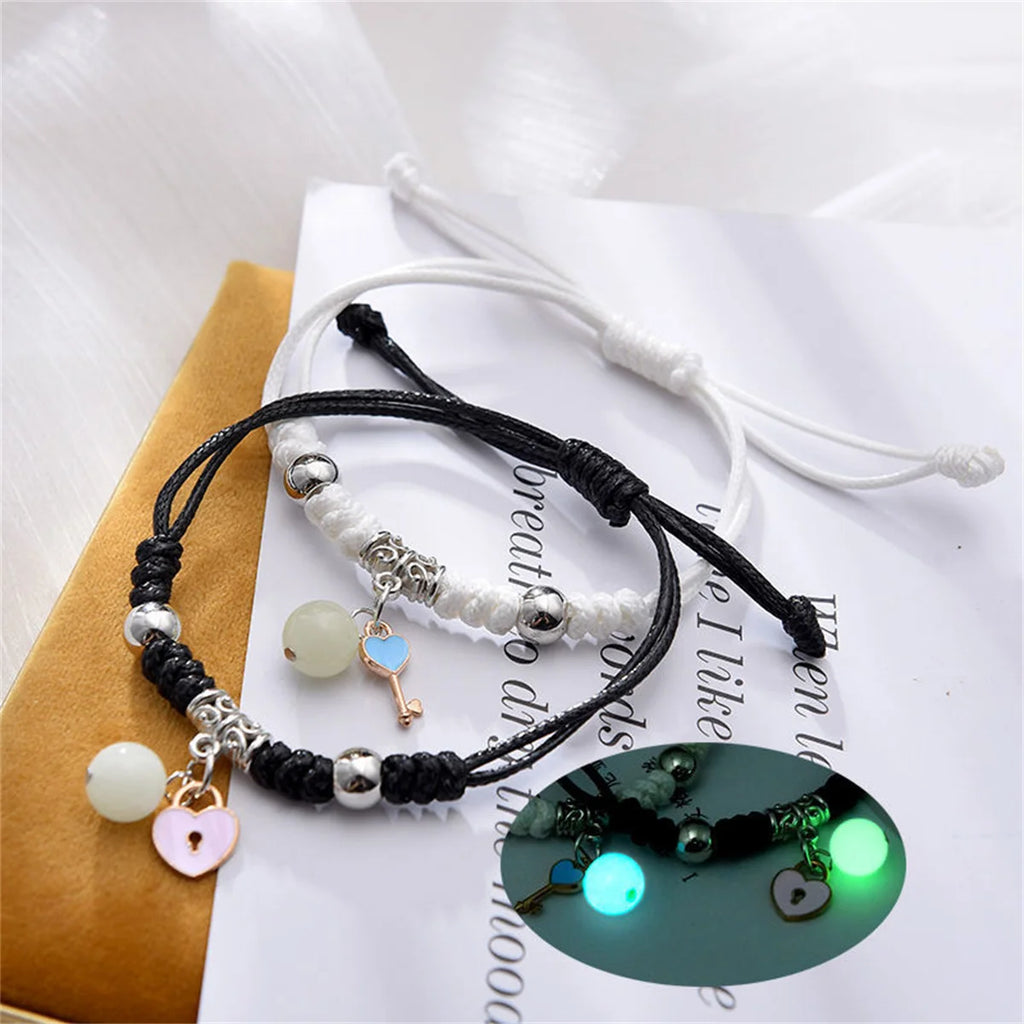 Luminous Star Couple Bracelet – Matching Friendship Jewelry
