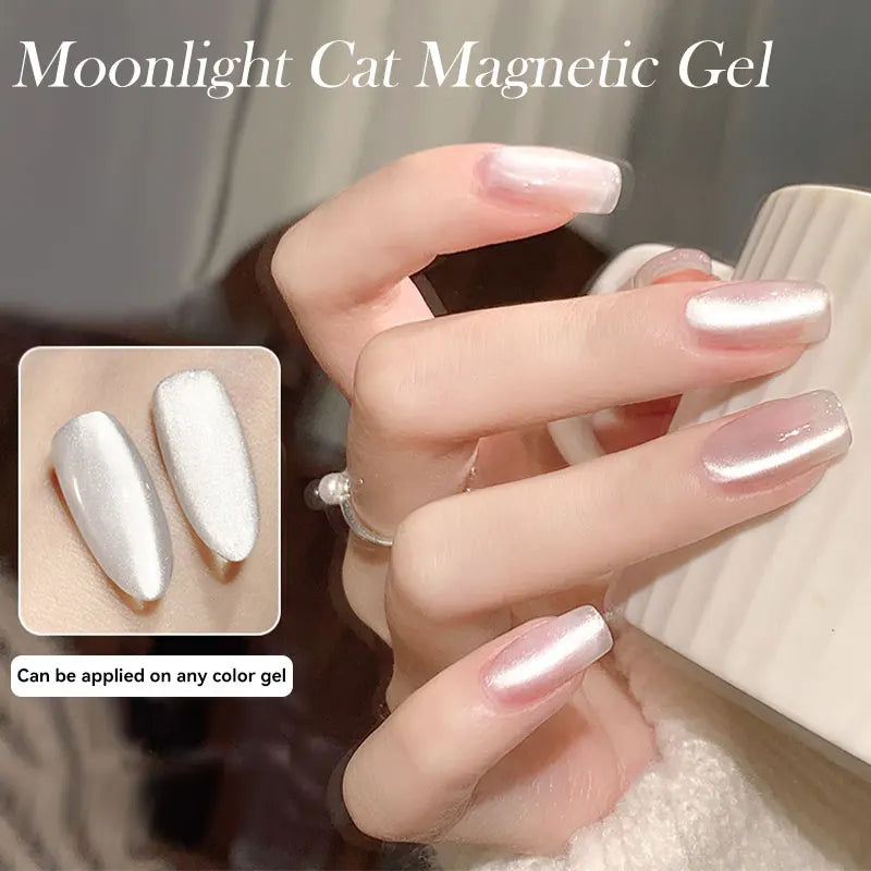 Magnetic Glitter Gel Nail Polish – UV/LED Cat Eye Effect
