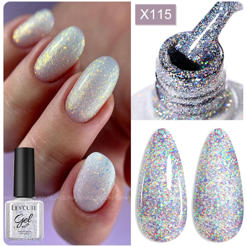 Magnetic Glitter Gel Nail Polish – UV/LED Cat Eye Effect
