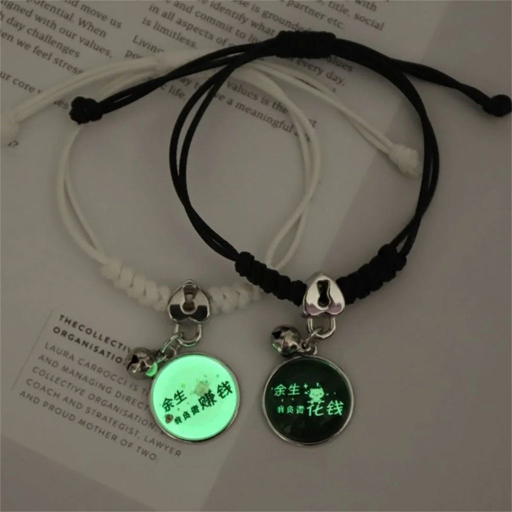 Luminous Star Couple Bracelet – Matching Friendship Jewelry