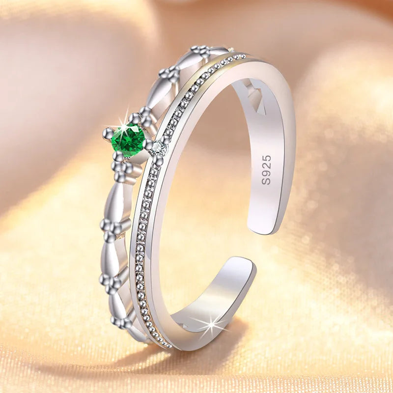 Sterling Silver Heart Ring – AAA Zircon, Women’s