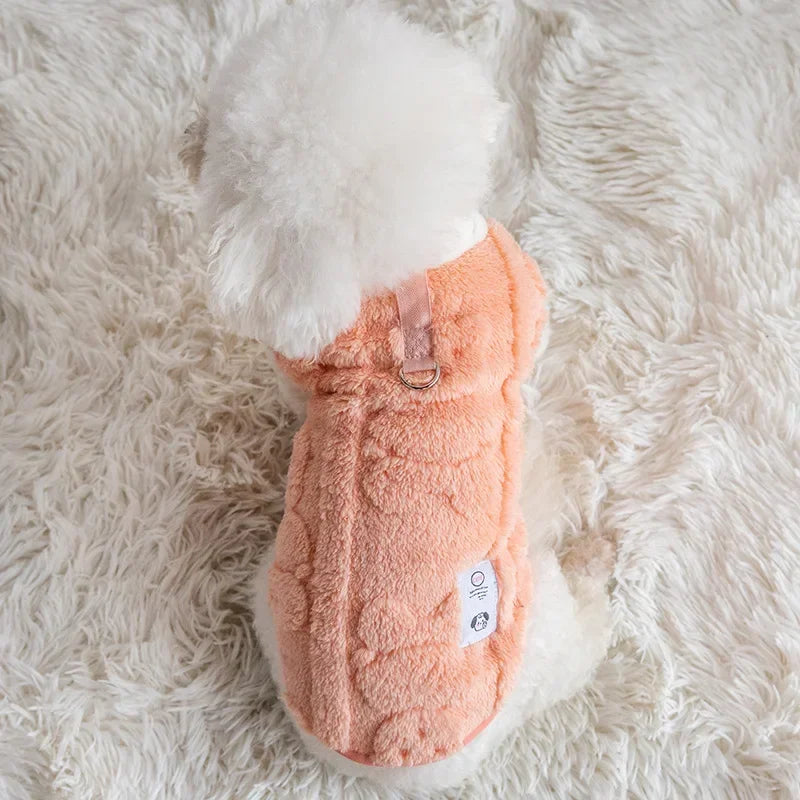Fleece Dog Sweater – Warm Winter Pullover for Small Dogs