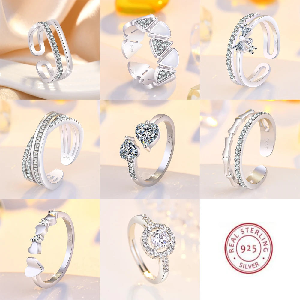 Sterling Silver Heart Ring – AAA Zircon, Women’s