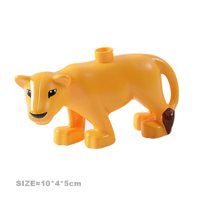 Farm Animal Building Blocks Set – Cat, Dog, Pig & Rabbit