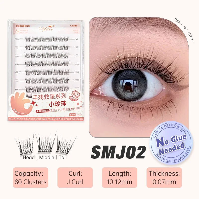Glue-Free False Eyelash Clusters – Reusable DIY Lashes