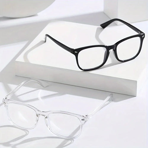 Blue Light Blocking Glasses – Square Clear Lens, 3-Pack (Men & Women)