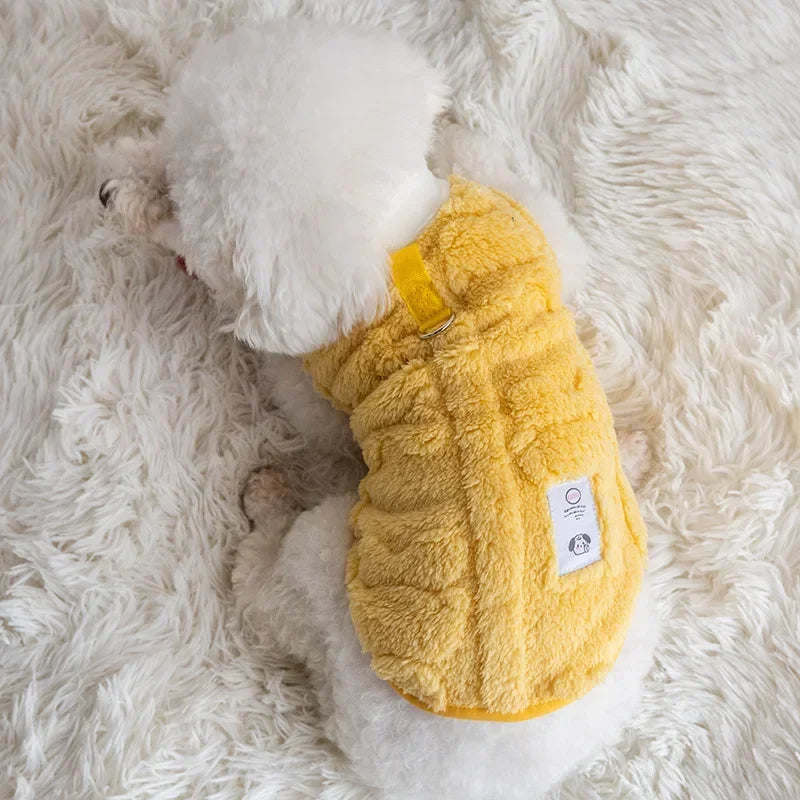 Fleece Dog Sweater – Warm Winter Pullover for Small Dogs