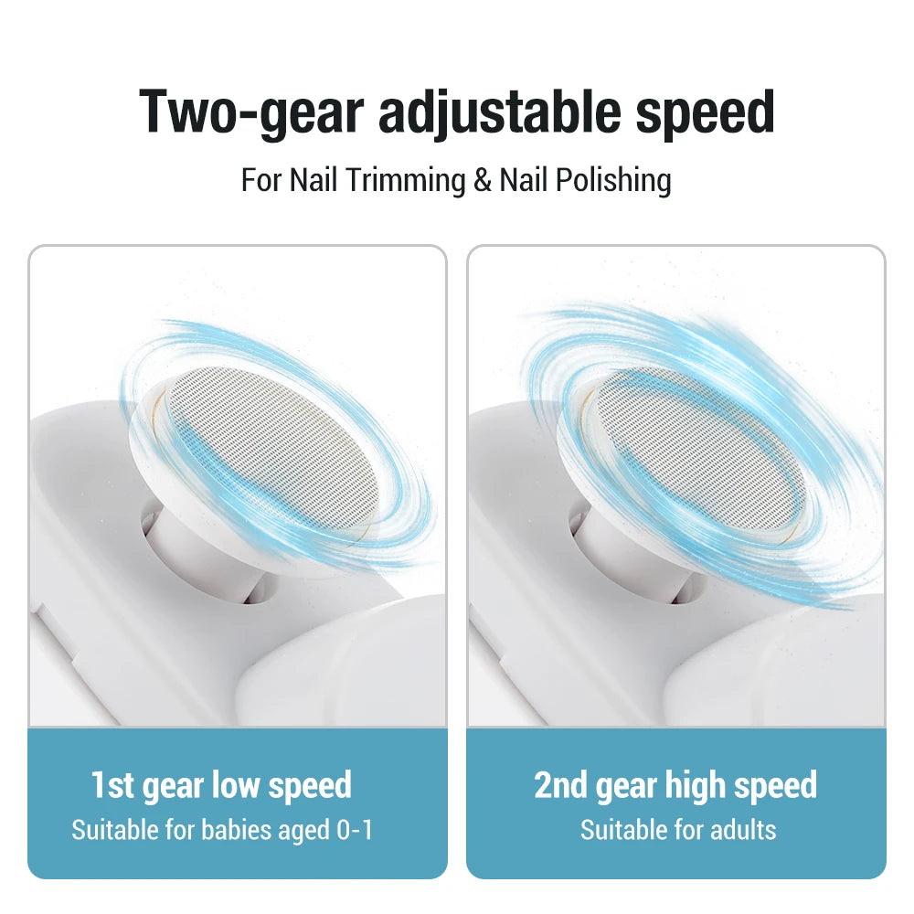 Electric Nail Clipper – Rechargeable Trimmer with Light