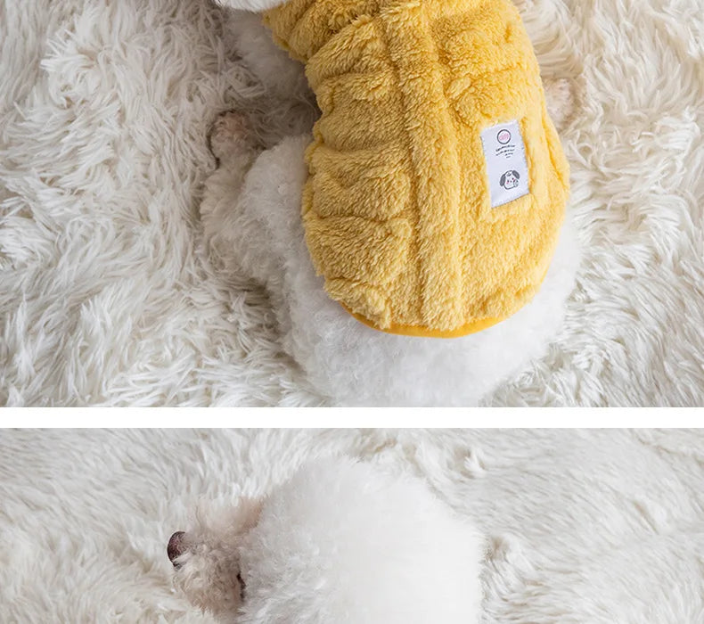 Fleece Dog Sweater – Warm Winter Pullover for Small Dogs