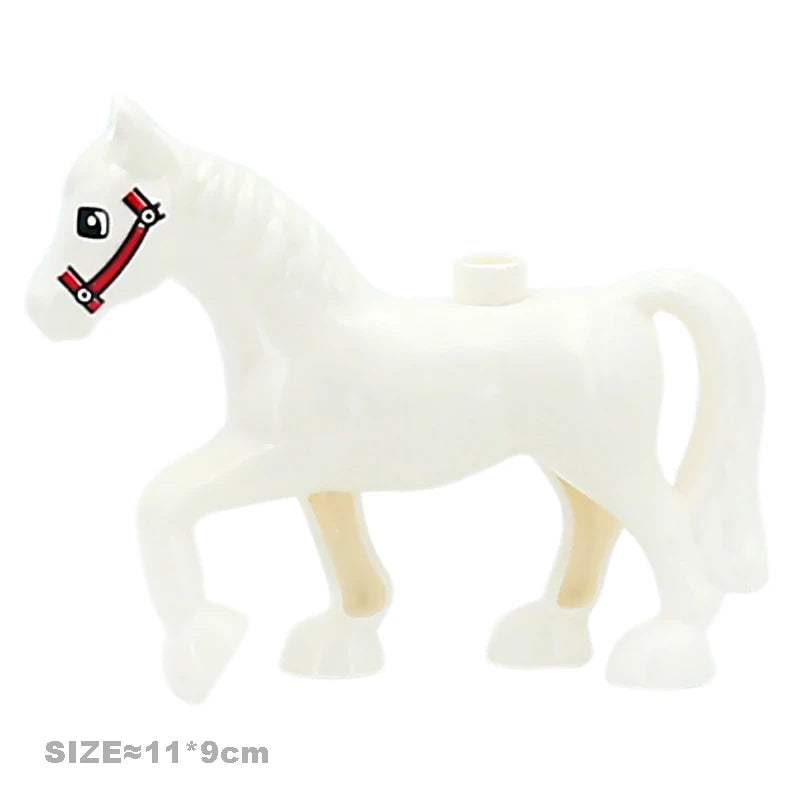 Farm Animal Building Blocks Set – Cat, Dog, Pig & Rabbit