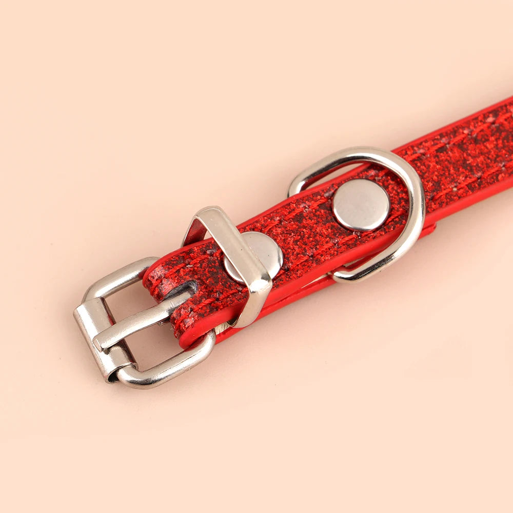 Custom Engraved Cat Collar – Personalized Leather ID Tag