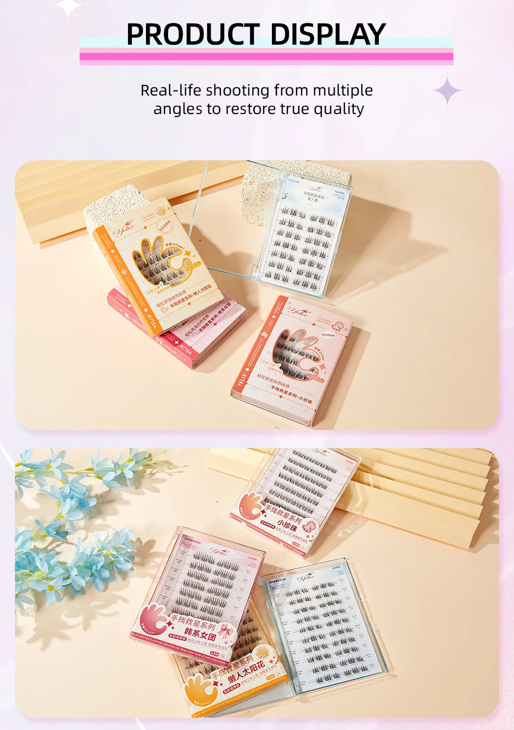 Glue-Free False Eyelash Clusters – Reusable DIY Lashes