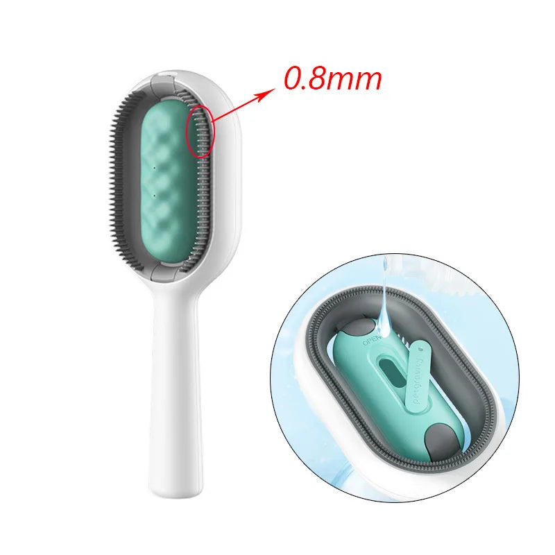 Pet Hair Removal Comb with Wipes – Grooming Brush