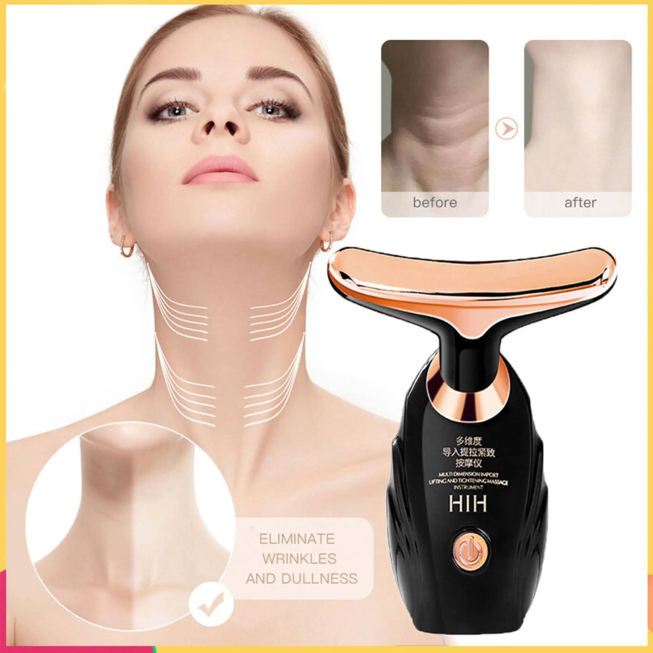 Microcurrent Face Lifting Device – Anti-Aging Skin Tightening Massager