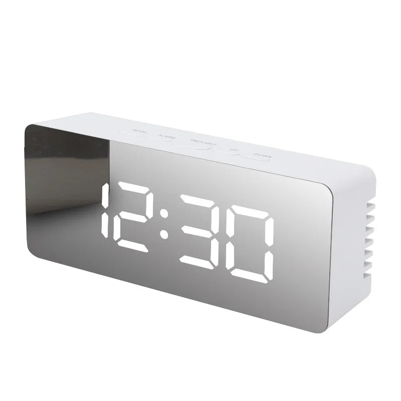 LED Digital Alarm Clock – Temperature Display for Bedroom